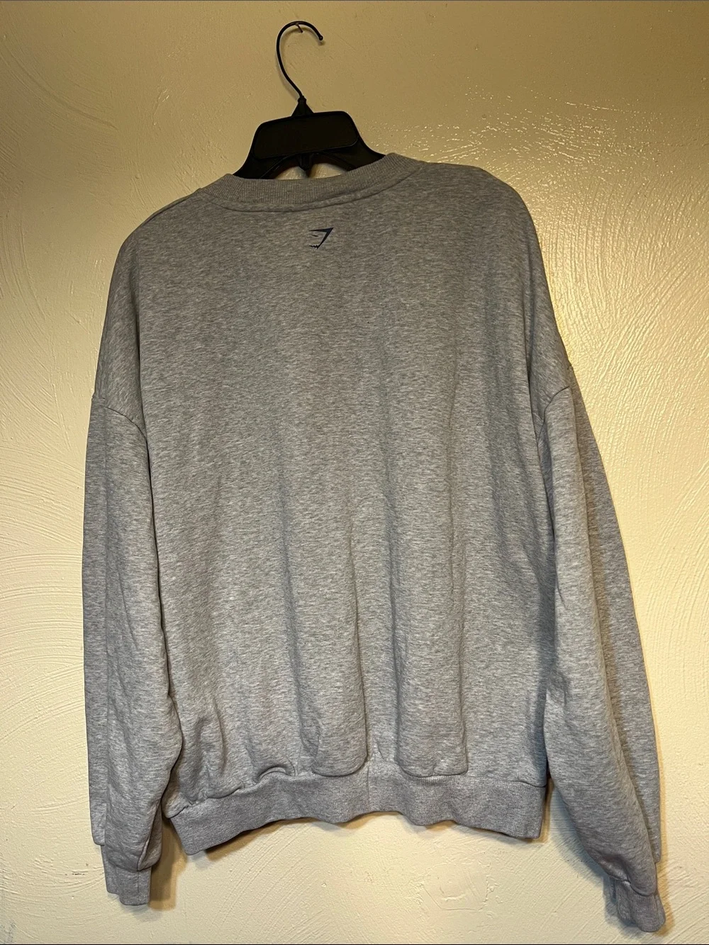 Gymshark Oversized Gray & Blue Crewneck Sweatshirt Large - Picture 4 of 8